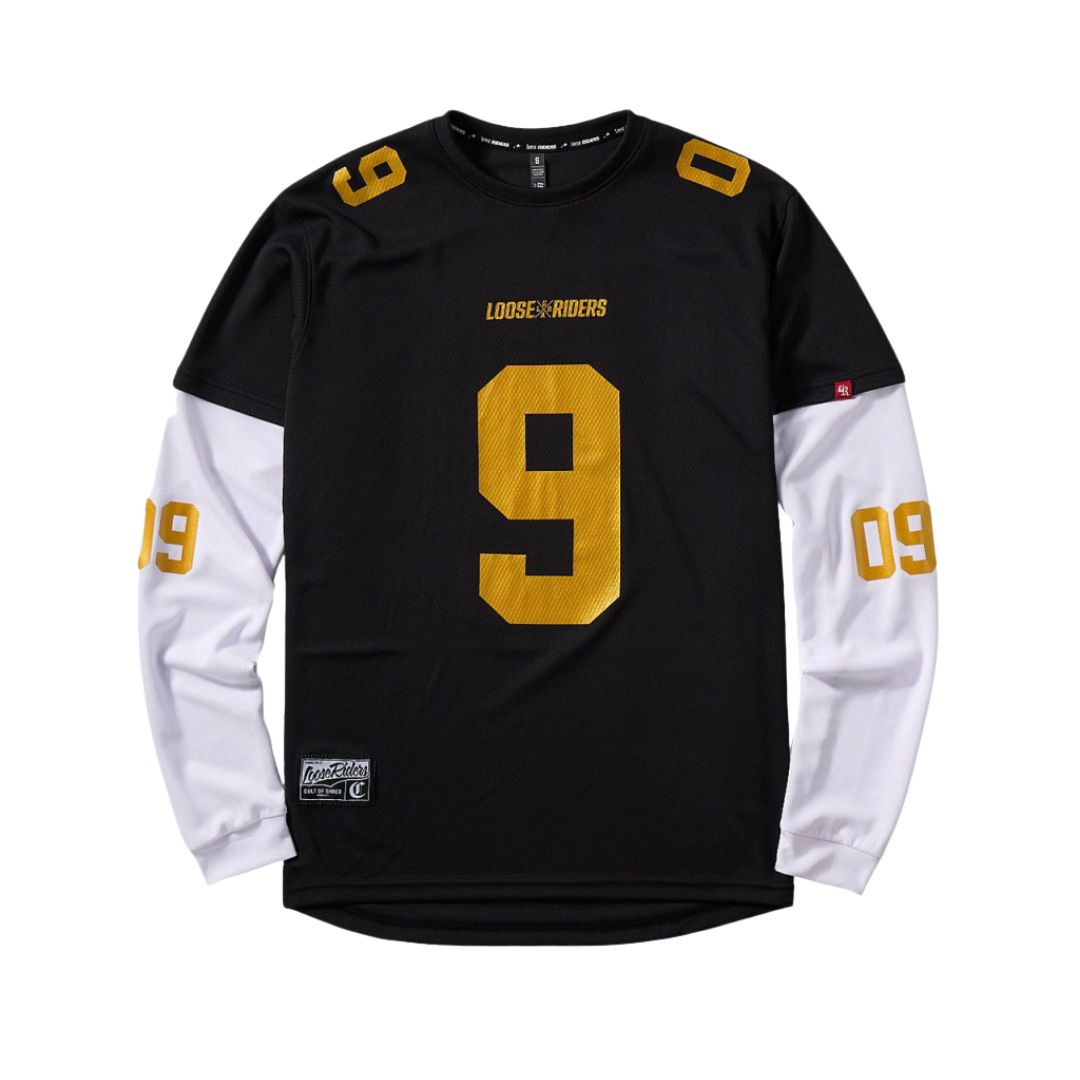 Loose Riders 9 Lives Varsity Gold – MTB-Langarmtrikot