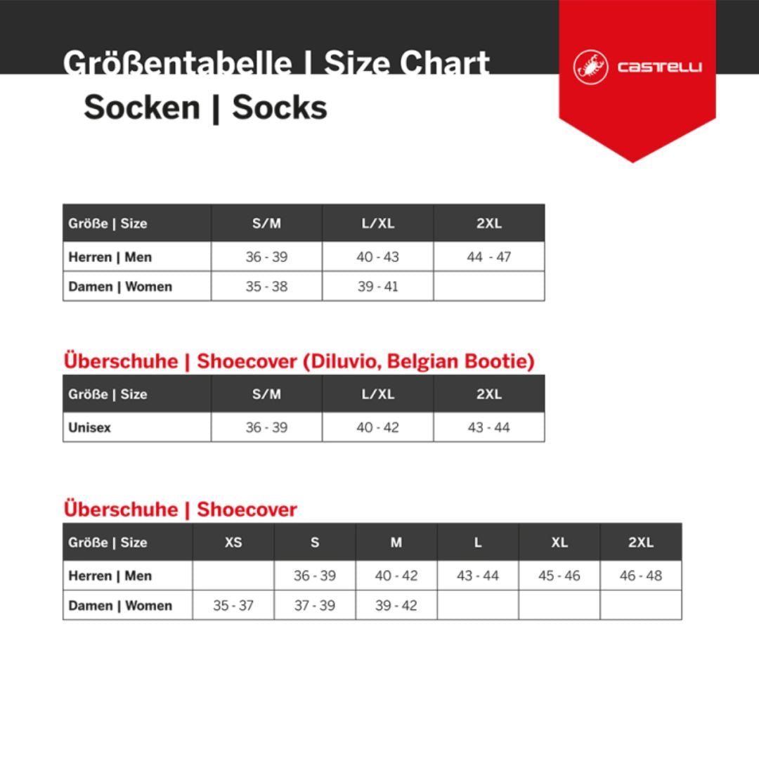 Castelli Como 20 Thermo-Socken