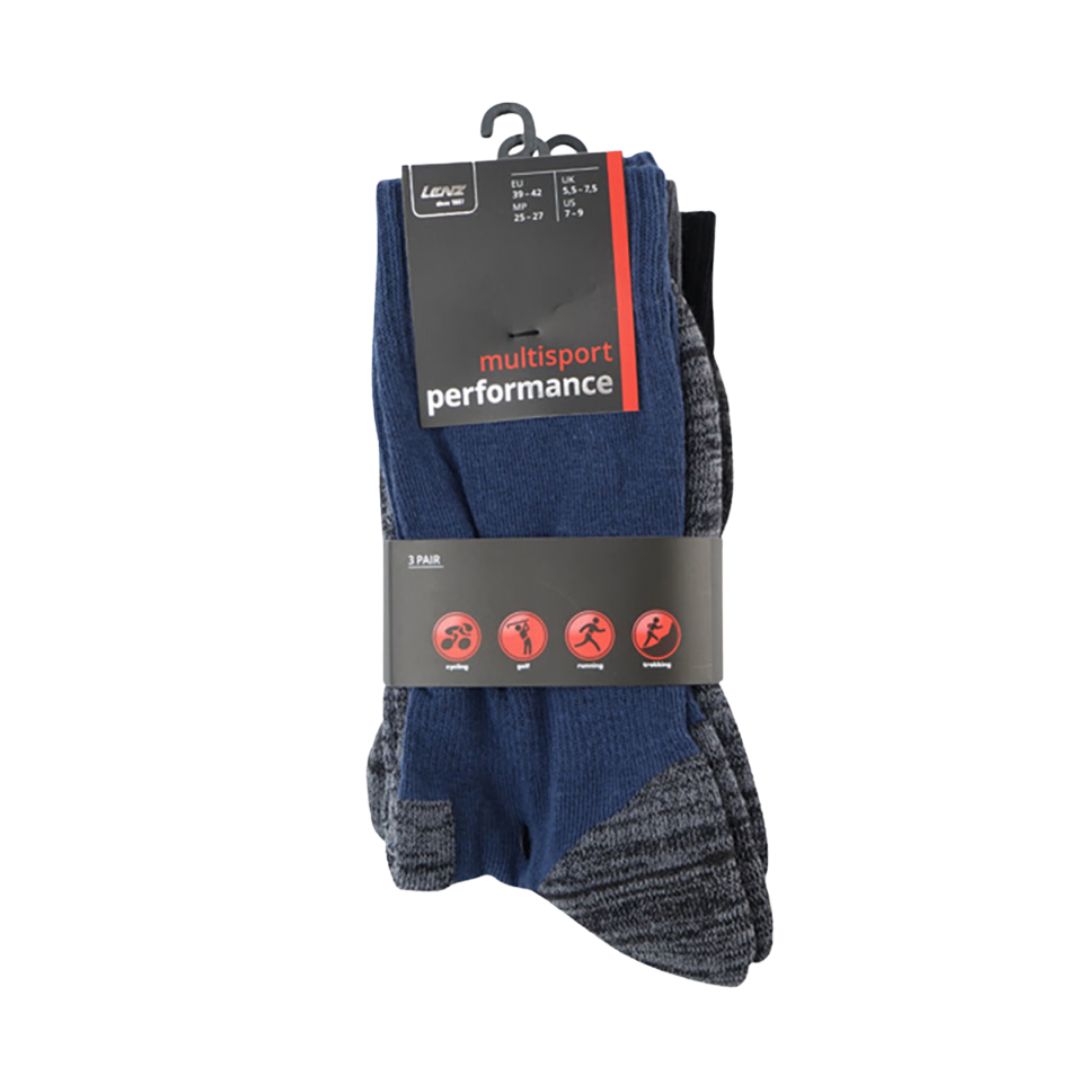 Lenz Hochleistungs-Multisport-Socken (3er-Pack)