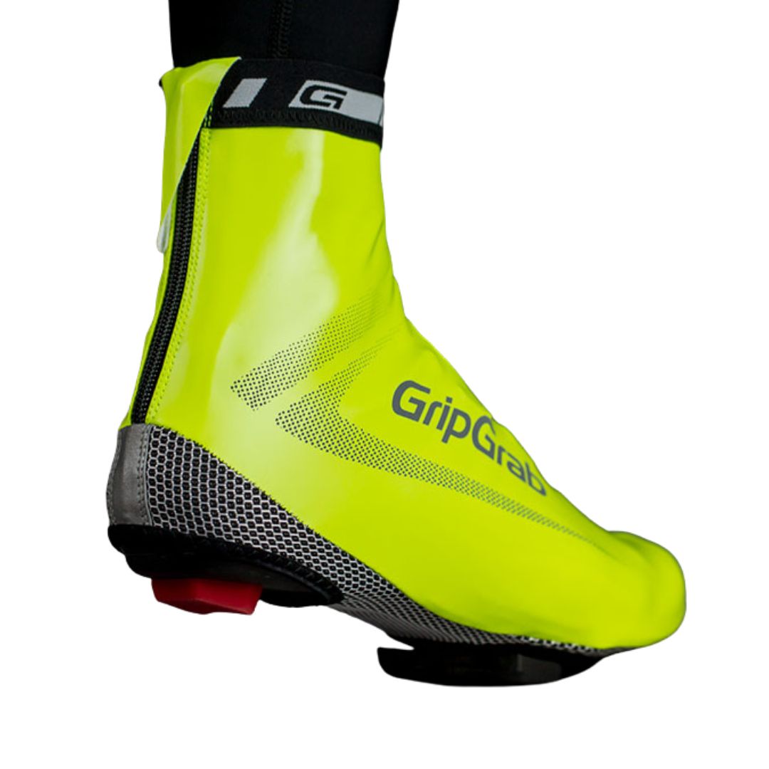 GripGrab RaceAqua Hi-Vis – Überschuhe für Rennradfahren