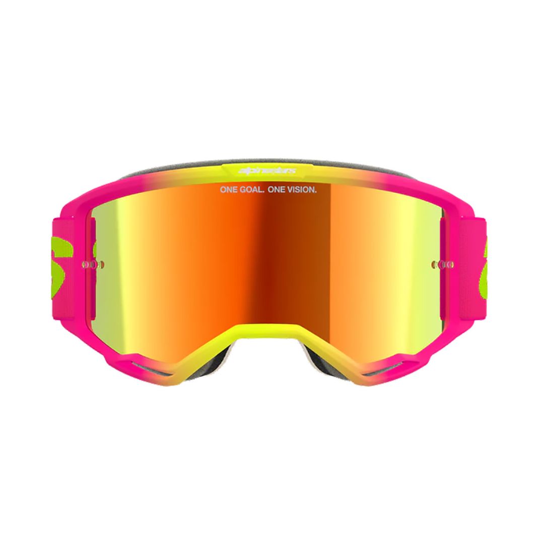 Alpinestars Vision 5 Wordmark (rot verspiegelte Linse) – MTB-Schutzbrille