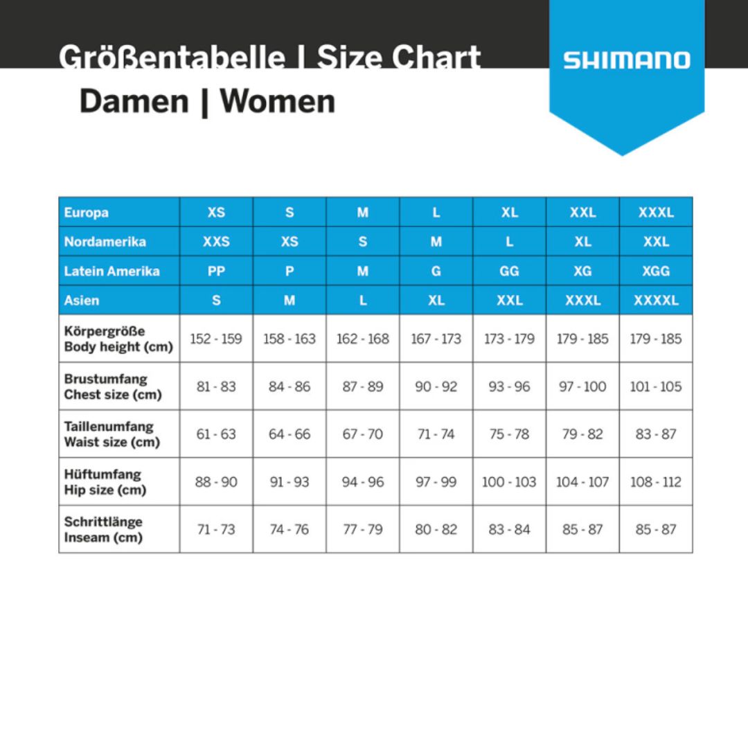 Shimano Damen-Thermo-Shirt mit kurzen Ärmeln Vertex (funktionelles Baselayer)