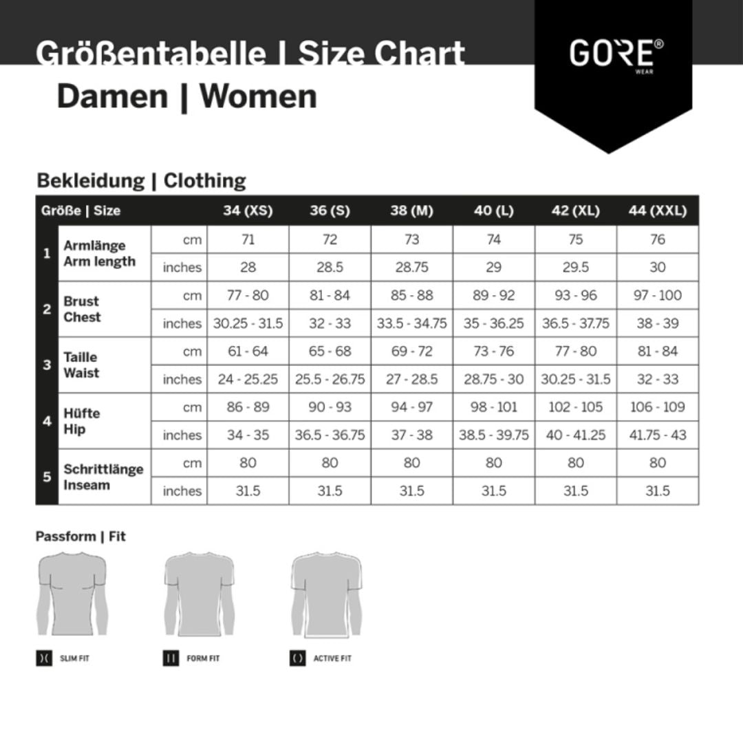 GOREWEAR C3 – Damen-Radhose kurz mit Polsterung