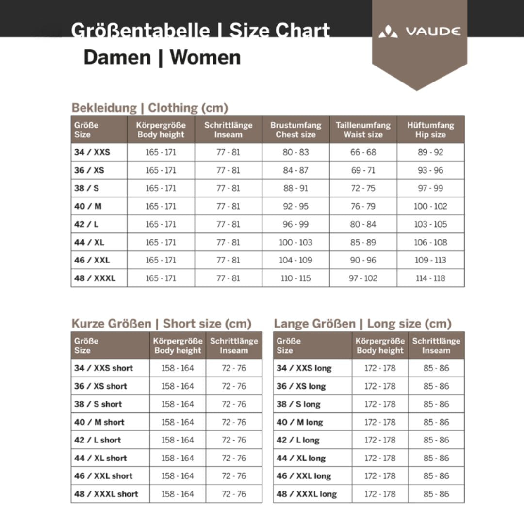 Vaude Qimsa II – Damen-Softshellhose (kurze Länge)