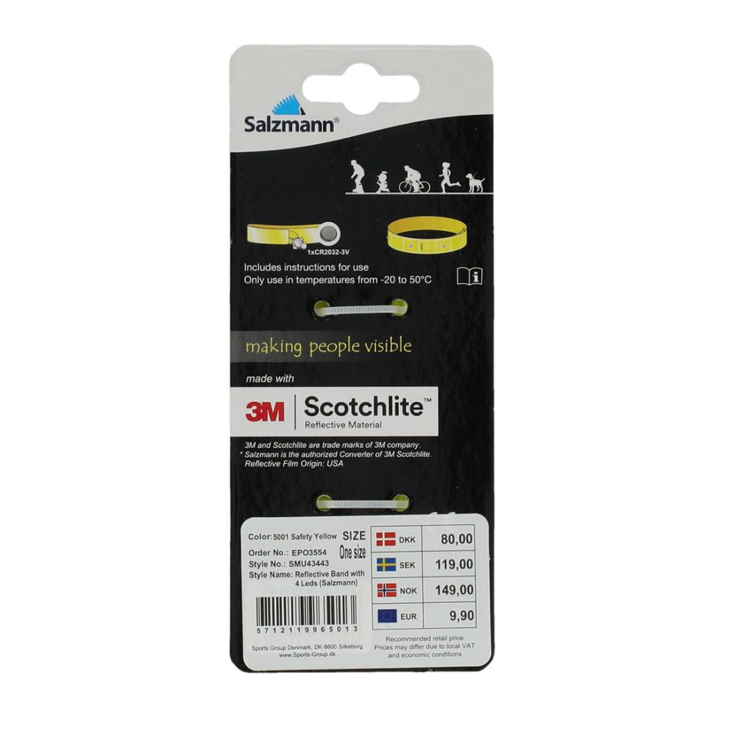 ENDURANCE Salzmann mit 4 LEDs – Reflektierendes Band