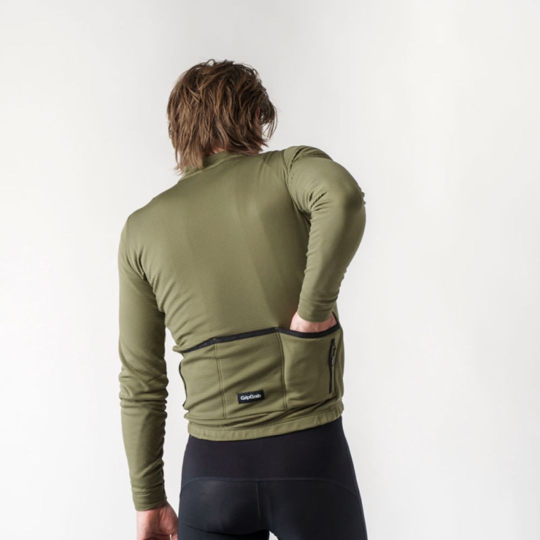 GripGrab Gravelin Merinotech – Thermisches Langarmtrikot