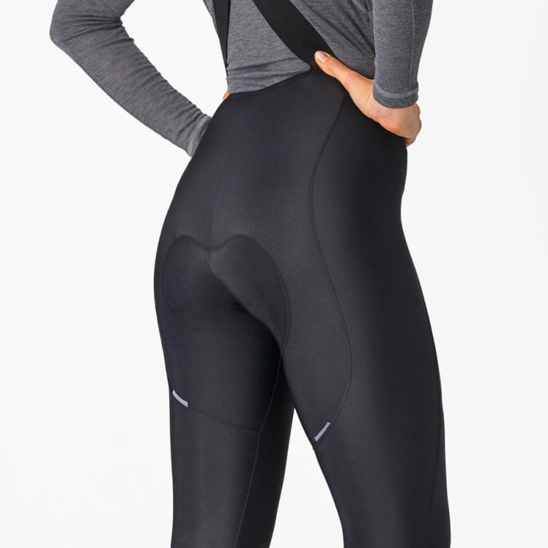 Castelli Damen-Trägerhose mit Sitzpolster, Modell Espresso DT.