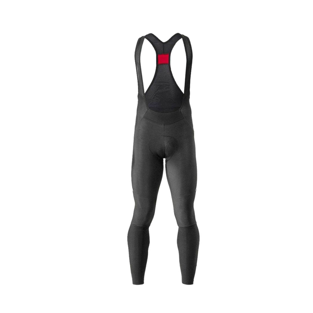 Castelli Velocissimo 5 – Trägerhose mit Polster, schwarz/silber reflektierend