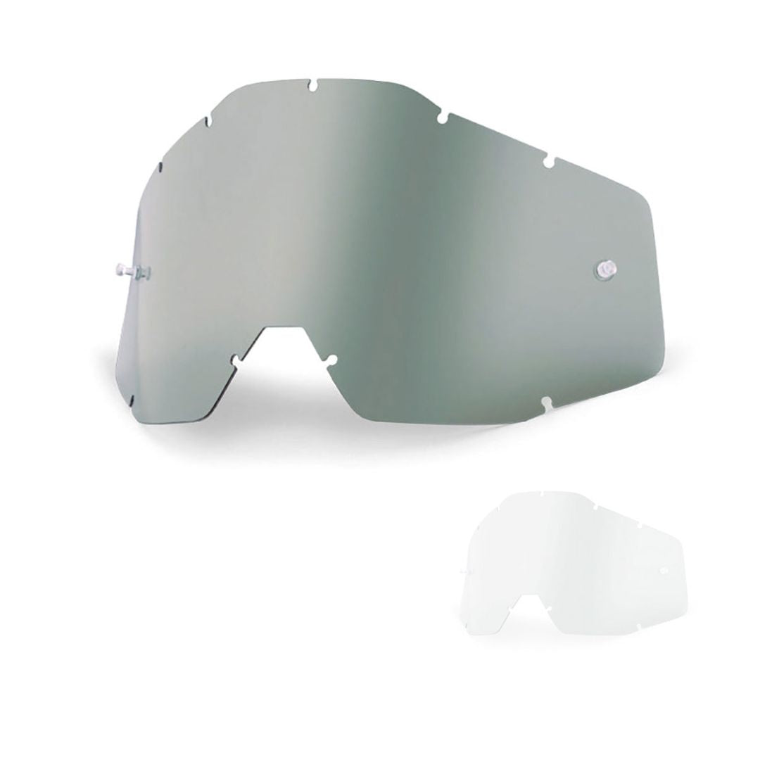 Beschlagfreie transparente Linse 100% Gen 1 (grau) – Ersatzlinse