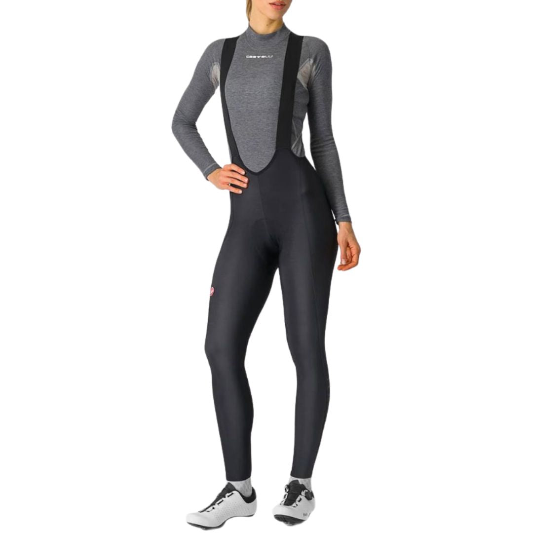 Castelli Damen-Trägerhose mit Sitzpolster, Modell Espresso DT.