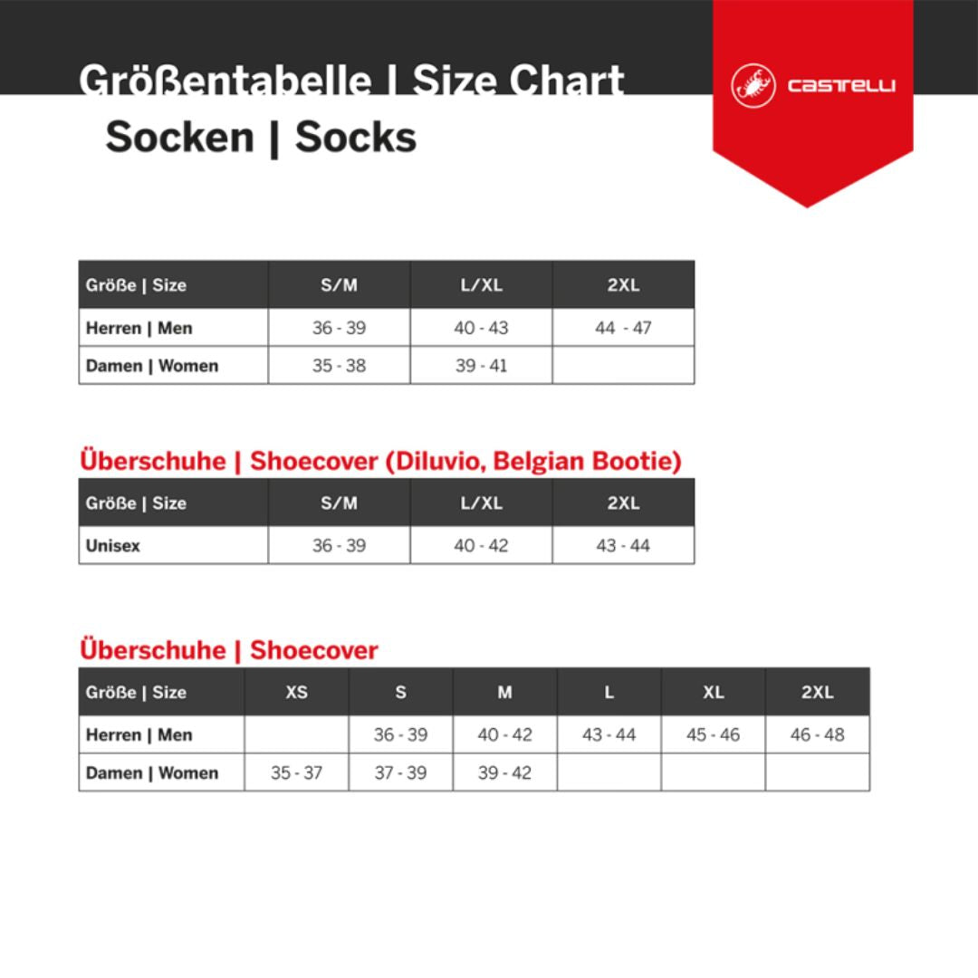 Castelli Como 20 Thermo-Socken