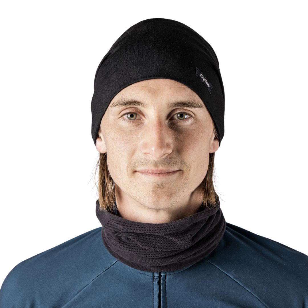 Leichte GripGrab Mütze aus Merinowolle und Polyfaser.