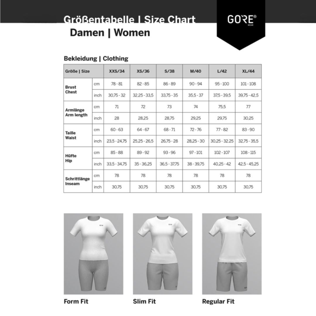 GOREWEAR Damen-Thermo-Shirt M GORE® WINDSTOPPER®