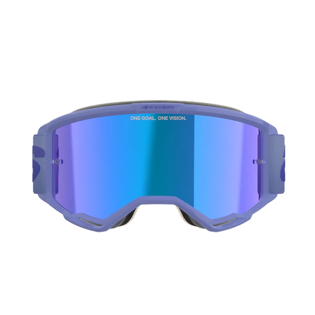 Alpinestars Vision 5 Wordmark (blau verspiegelte Linse) – MTB-Schutzbrille