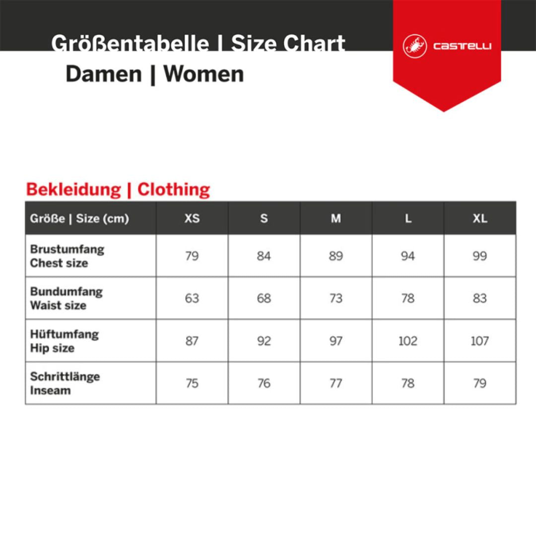 Castelli Sinergia 2 FZ – Damen-Langarmtrikot