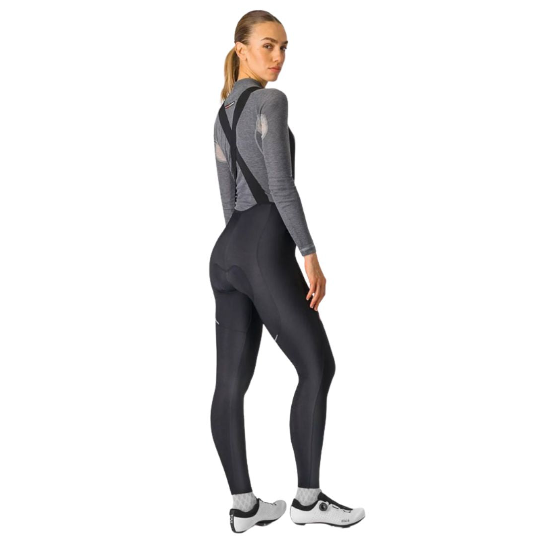 Castelli Damen-Trägerhose mit Sitzpolster, Modell Espresso DT.