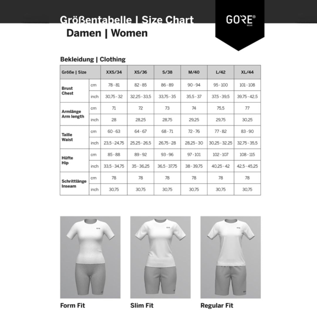 GOREWEAR Swiftride – Damen-Radhose mit Sitzpolsterung