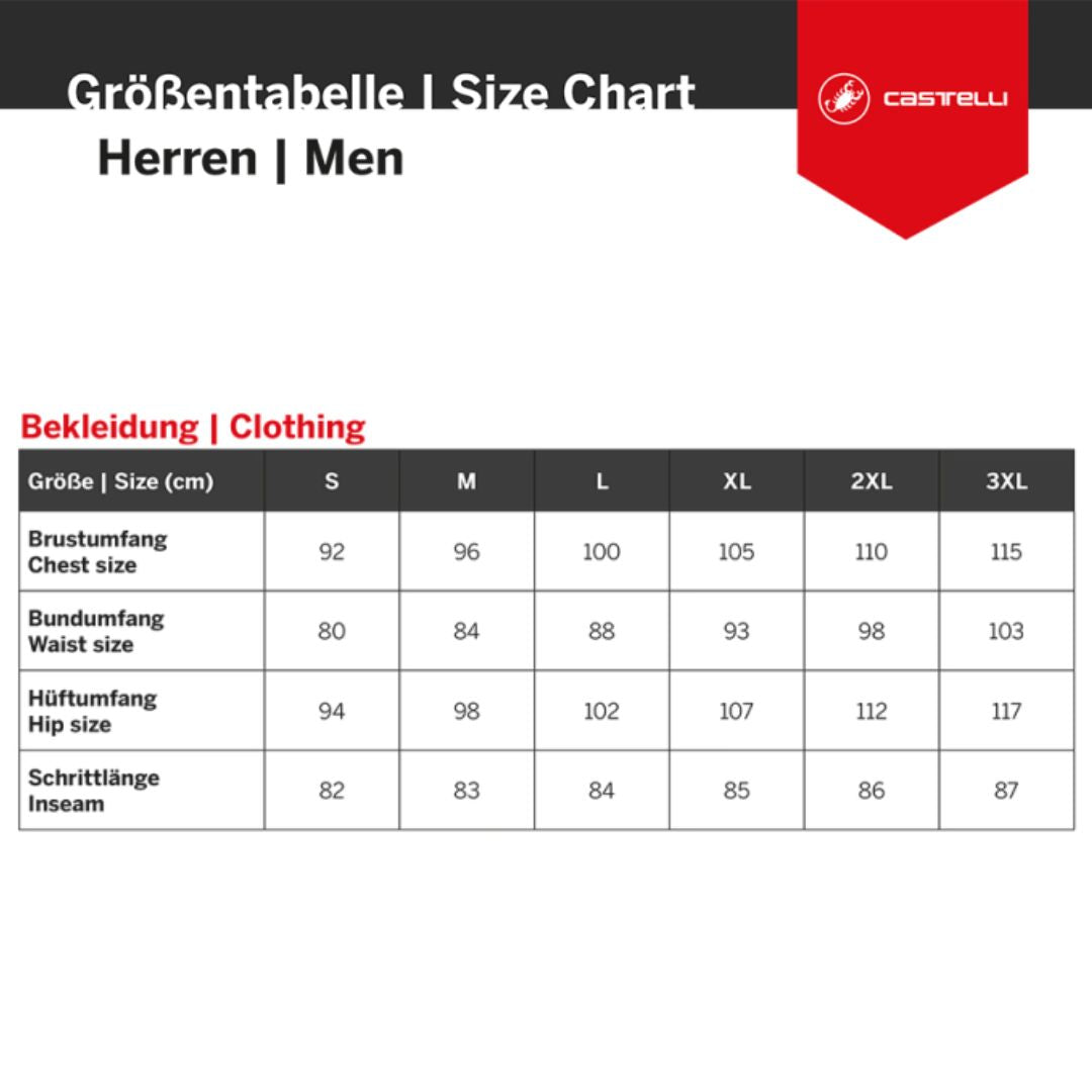 Castelli Entrata – Träger-Radhose mit Polster