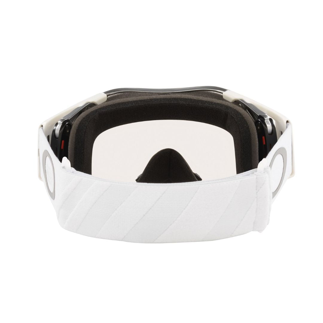 Oakley Airbrake MX Tuff Blocks – Schutzbrille in Weiß für MTB