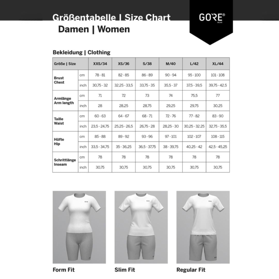 GOREWEAR Distance 2.0 – Damen-Radhose mit Polsterung