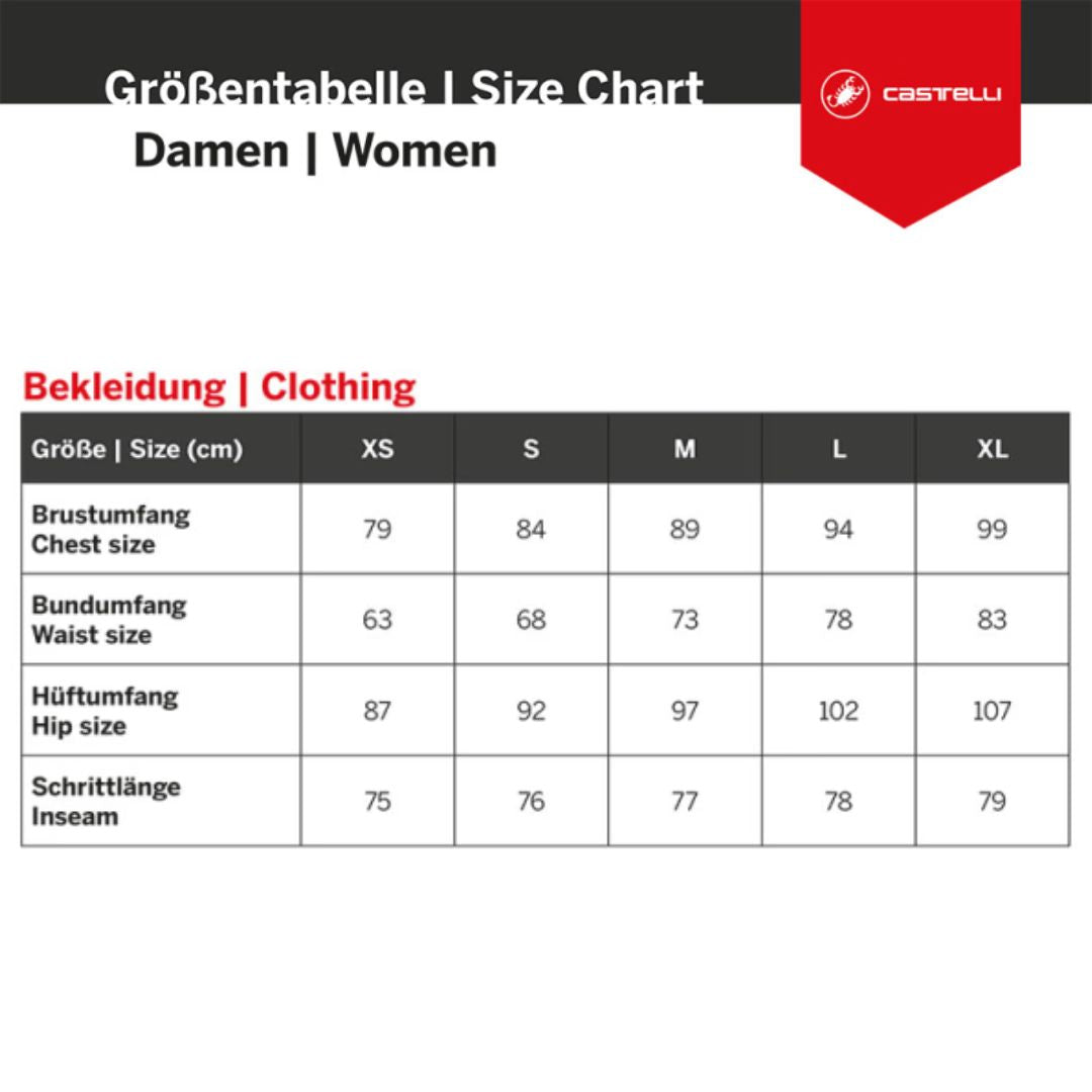 Castelli Flanders 2 Warm – Funktionelles Damen-Langarmshirt