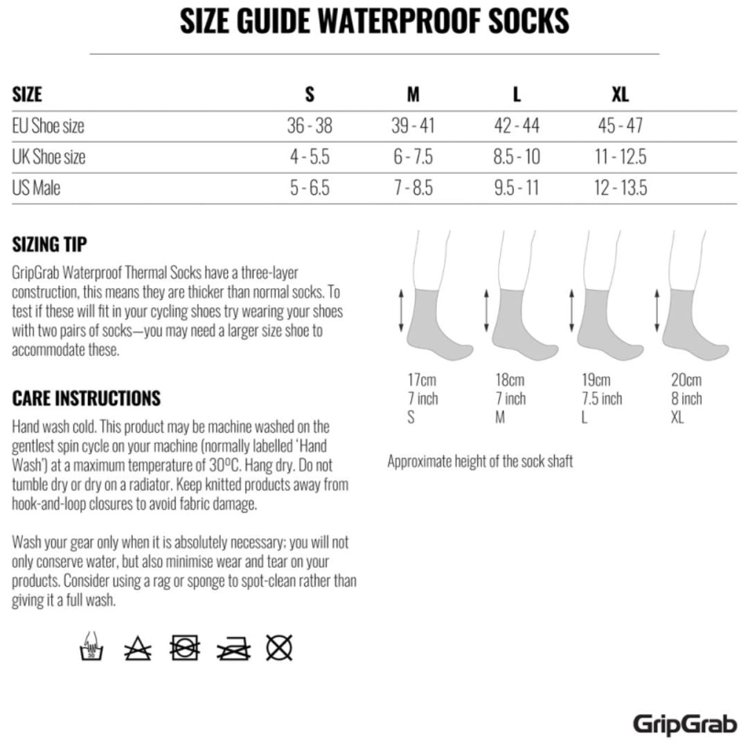 GripGrab Wasserdichte Thermosocken aus Merinowolle