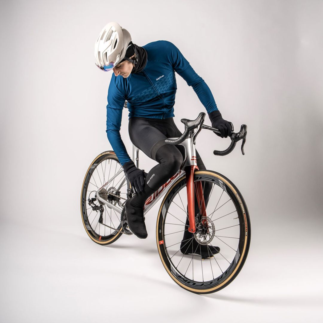GripGrab Flandrien Waterproof Knit – Wasserdichte Rennrad-Überschuhe aus Strick