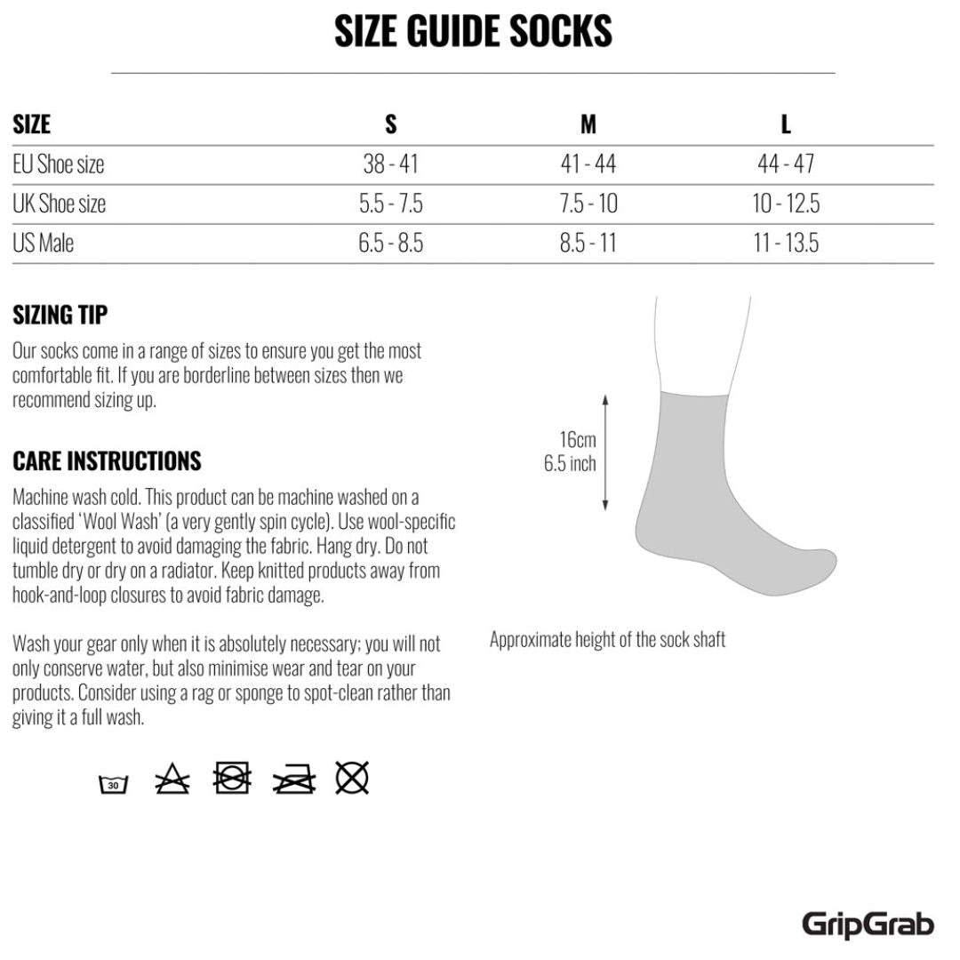 GripGrab Winter-Radsocken aus Merinowolle – Socken