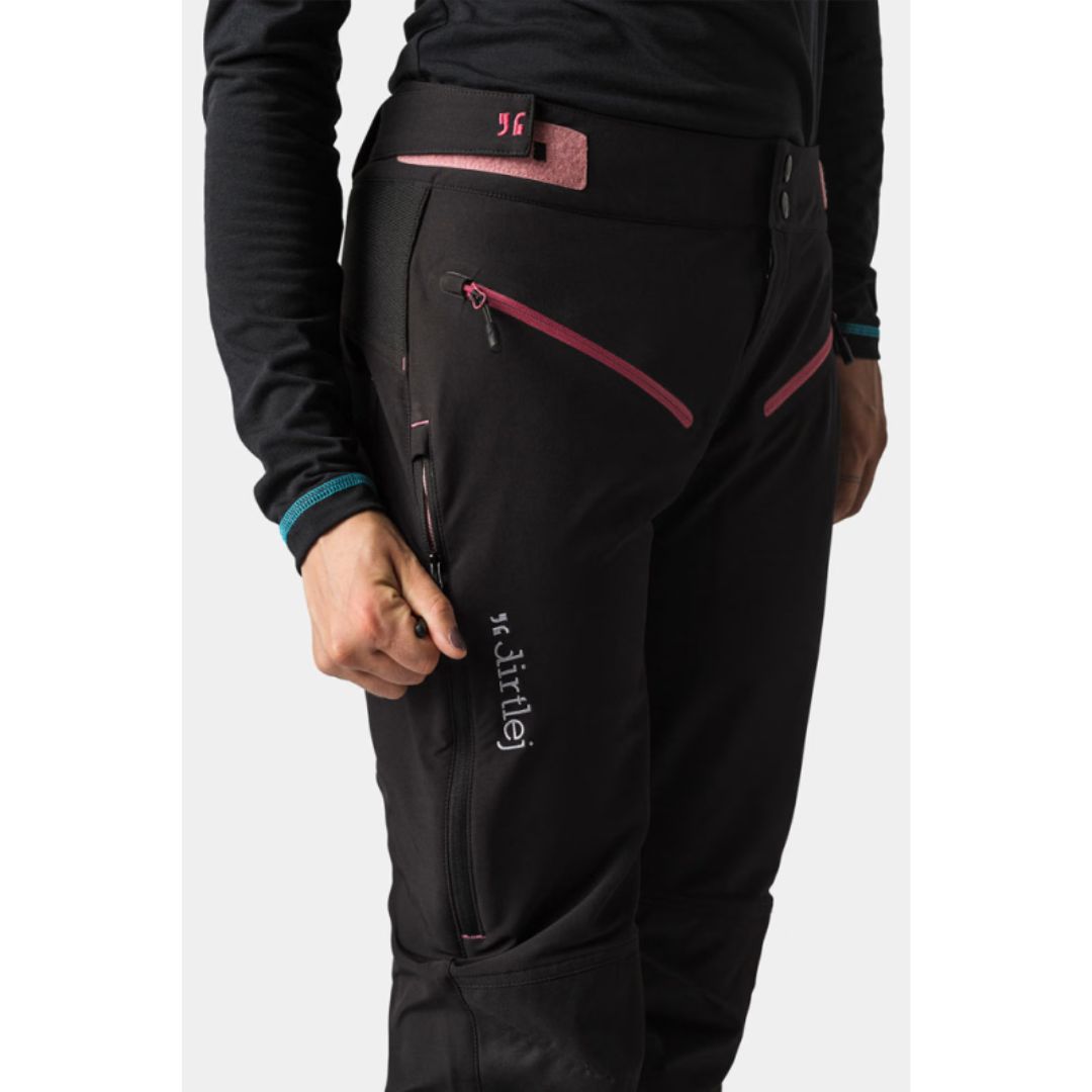 dirtlej Damen-MTB-Hose Trailscout Long Flex Black Label