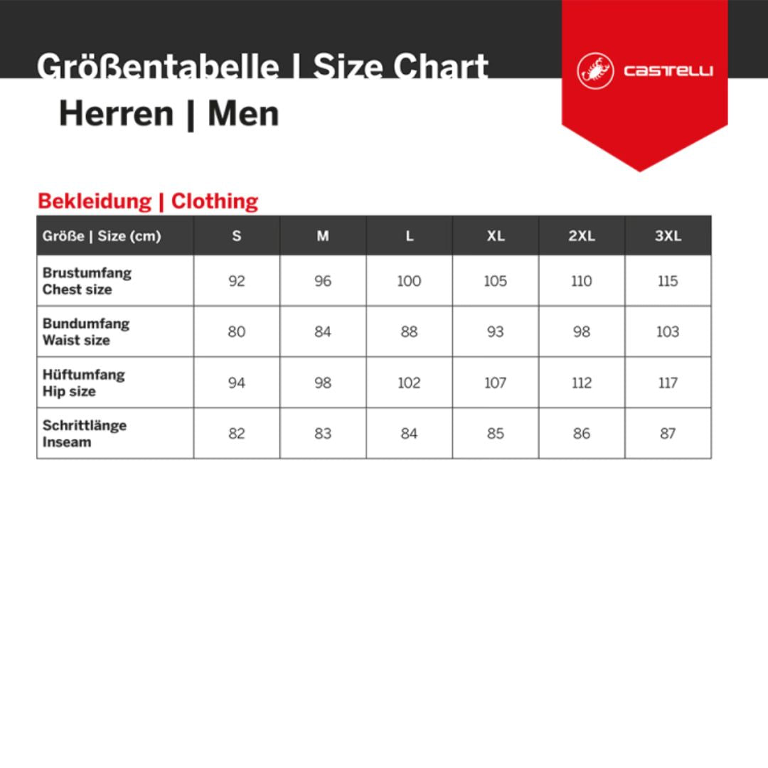 Castelli Polare 4 – Trägerhose mit Polsterung