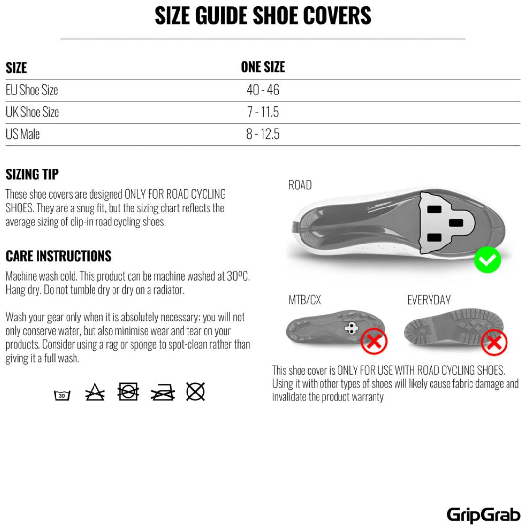 GripGrab RaceAero Hi-Vis – Überschuhe für Rennradfahren