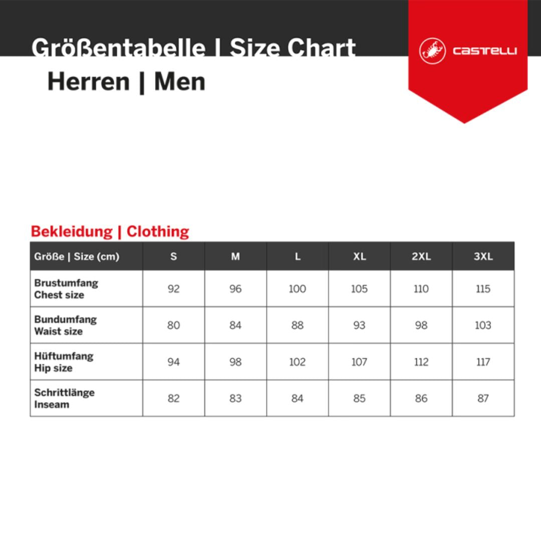 Castelli Sorpasso RoS – Träger-Radhose mit Polster