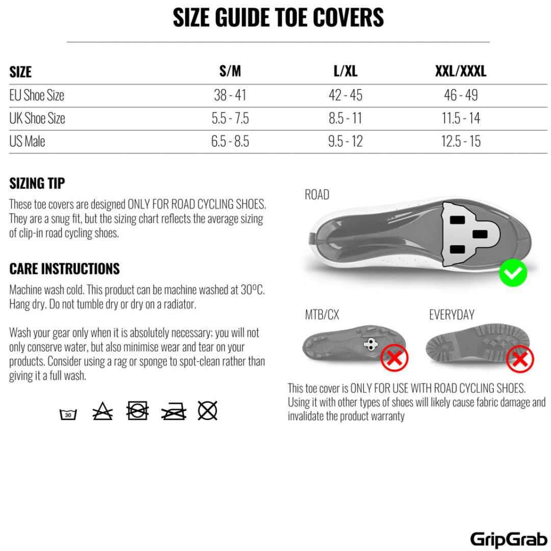 GripGrab Hochsichtbare Zehenschützer – Zehenwärmer