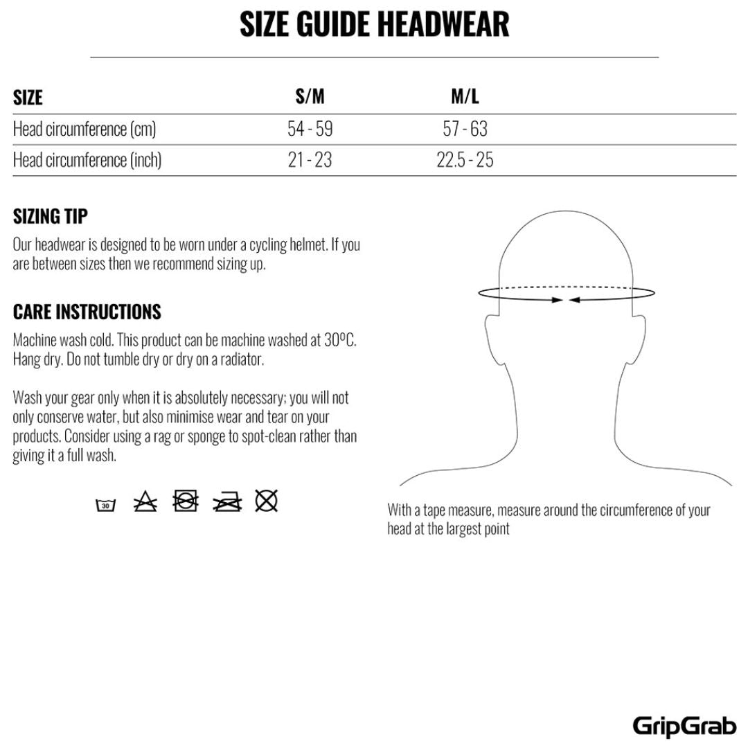 GripGrab Leichte Sommer-Cap zur Verwendung unter dem Helm